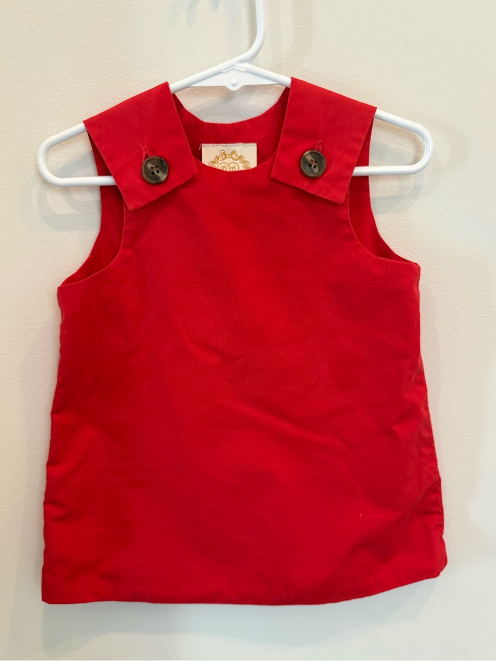 The Beaufort Bonnet Company Red Juliet Jumper Dress 18-24M TBBC